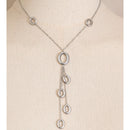 Yhpup Edelstahl Runde Hohlquasten-Anhänger-Halskette Neuheiten 16K PVD-beschichteter Mode-Charm-Schmuck für Frauen