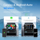 LeeKooLuu 7 Zoll Motorisierter Ausfahrbarer Bildschirm Android 13 Autoradio 1 Din Multimedia-Player GPS Stereo 2G+64G Carplay Android Auto