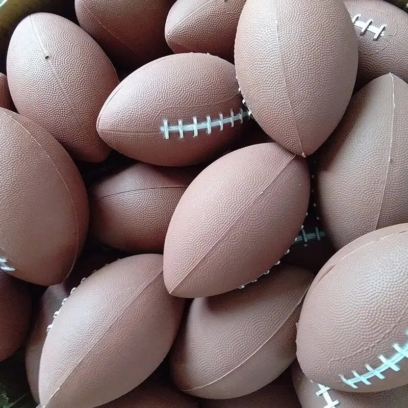 American Football Soccer Rugby Footy Ball Standard Size Sports Football For Men Women Kid Toy Soft Rubber Small Rugby