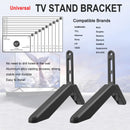 Universal Table Top TV Stand Mount for Sony Sansui LG Vizio Hisense LED Screen Television Height Legs Anti Slip Strong TV Base
