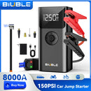 8000A Booster Battery Car Jump Starter (up to All Petrol, Diesel Engine 10.0L), with USB Charging Port, LED Light
