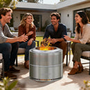 The Ember Hearth | Stainless Steel Smokeless Fire Pit System