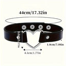 Punk Gothic Style PU Leather Faux Jewelry Collar Bracelet Bangle Bracelet,Male Female Lover Necklace Holiday Party Costume
