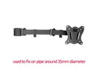 monior mount arm part accessory for T902-280 T902-280II T902-240 series short long  arm + vesa plate 35mm tube 75x75 100x100 DIY