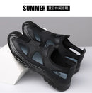 New Summer Sandals Breathable Men Shoes Mesh Outdoor Men Hollow Sandals Antiskid Beach Sandals Flats Footwear Zapatillas Hombre