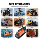 SucceBuy 12V Portable Tire Inflator 7.06CFM Heavy Duty Air Compressor 150PSI Offroad Air Pump with Adapters for Car SUV RV Truck