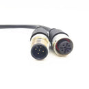 M12  Connector boule side plug 5m Cable plug Male to Female 4P 5P 8Pin PVC line A Type angle & straight