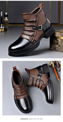 The Iron Archive | Men's Retro Zipper Ankle Boots
