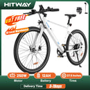 HITWAY Electric Bicycle, 700C Electric Bike for Adults,Commute Trekking E-bike E Mountain Bike with36V12Ah Removable Battery