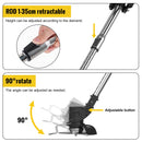 Conentool 24V Akku Rasentrimmer - Rasenmäher Gartentrimmer mit 2 * 2000mAh Akkus und 15 Klingen, Grasschneider