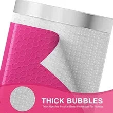 New 100pcs Pink Bubble Mailer Bubble Padded Mailing Envelopes Mailer Poly for Packaging Self Seal Shipping Bag Bubble Padding