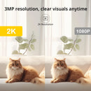 BoyKeep Überwachungskamera 3MP 5/2.4GHz WiFi Indoor Home Security Mini IP Smart Family CCTV Haustierkamera Video Monitor 24/7 K10