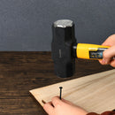 Deli 4LB Octagonal Sledge Hammer, Heavy-Duty Forged Steel Head, Ideal for Construction, Demolition, and DIY Projects