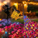Solar Watering Can Lights Outdoor Garden Fairy Light Waterproof Solar Hanging Kettle Lights for Patio Villa Path Decor Lawn Lamp