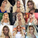 28 Inch 613 Honey Blonde Body Wave Lace Frontal Wig 13x6 Brazilian Remy HD Lace Wig 13x4 Lace Front Human Hair Wigs For Women