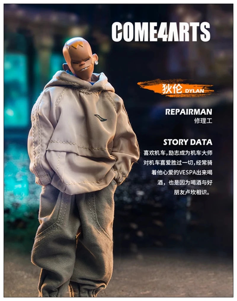 Come4arts Street Corner Bar Series Anime Action Figures Season 1 Soldier Corner Bar Beer can bjd Toy kids Christmas Gift