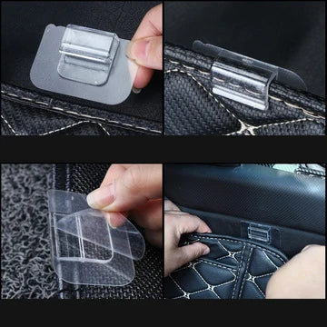 5Pcs Universal Car Mat Anti-skid Stickers Foot Pads Carpet Mat Clips Fixing Clamp Self-adhesive Holder Car Interior Accessories