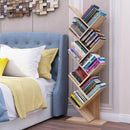 Voltsify Rustikales stehendes Baum-Bücherregal Holz-Display-Rack Kinder-Bücherregal Bücherregale für Zuhause