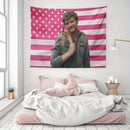 1pc Pedro Actor Pink American Pascal Flag Fun Spring House Garden Tapestry Sexy Music Poster Gift for Courtyard Room Banner