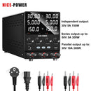 The Bench Regulator | NICE-POWER Dual-Channel 30V 10A Lab Power Supply