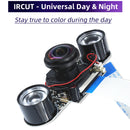 Raspberry Pi 4 IR-CUT Camera Night Vision Focal Adjustable 5MP Fish Eye Auto Switch Day-Night for Raspberry Pi 3 Mode B+/4B