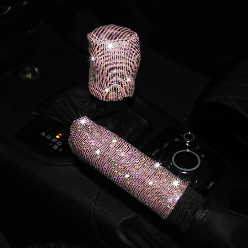 Bling Bling Diamond Rhinestones Car Steering Wheel Cover 37/38cm Auto Interior Accessories Women Case Car Styling Four Seasons