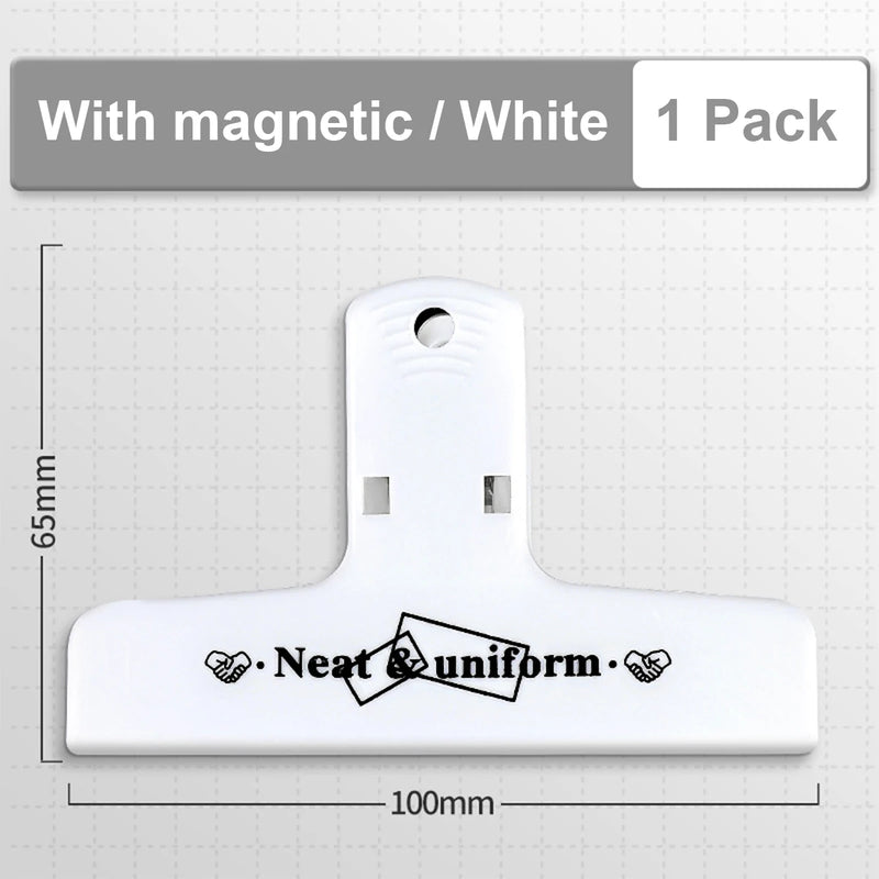 Transparent Candy Color Large Clip Ins Student File Account Hand Account Bill Binder Clip Paperclips Ofeice & School Supplies