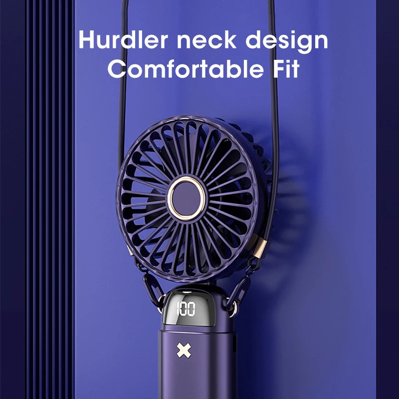 Mobile Phone Holder Fan USB Rechargeable Hand Folding Fan Better Summer Gift For Family Mini Handheld Fan Mini Air Conditioner