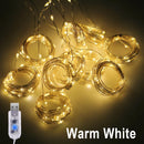 3M LED Curtain Lights with USB Remote Control Fairy Garland Lamp for Wedding Birthday New Year Party Decor Holiday Gift