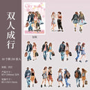 20pcs/lot kawaii Stationery Sticker City walk junk journal Decorative Scrapbooking DIY Craft Sticker