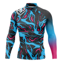 New Summer Men's Rashguard Long Sleeve Surfing Shirts Sunscreen Lycra Fabric Surf Sweatshirt UV Protection RightTrack Swimwear