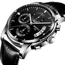 NIBOSI Uhr Herren Top Marke Luxus Blau Männer Datum Quarz Herrenuhren Wasserdichte Sportuhr Armbanduhr Relogio Masculino