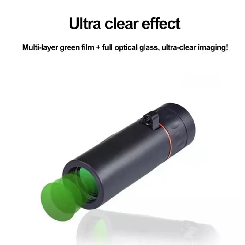 High Power Monocular Telescope 8x Magnification for Clear and Crisp Images Perfect Gift for Photography Enthusiasts