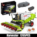 Mould King 17014 Technical Truck Toys The APP&RC Control Harvester Model Assembly Engineering Buiding Block Kids Christmas Gift
