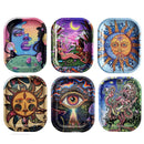 Cigarette Metal Rolling Tray 180*140MM Herb Smoking Accessories Kitchen Home Different Kind Tobacco TinPlate Storage Case