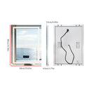 LUVODI Large Illuminated Bluetooth Bathroom Mirror Rectangle Anti-fog LED Bathroom Vanity Mirror with Bluetooth Speaker 3 Color