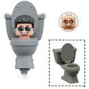 Skibidi Toilet Man Building Blocks MOC City KDL818 House Accessories Titan TV Monitor Speakman Figures Toys For Birthday Gift