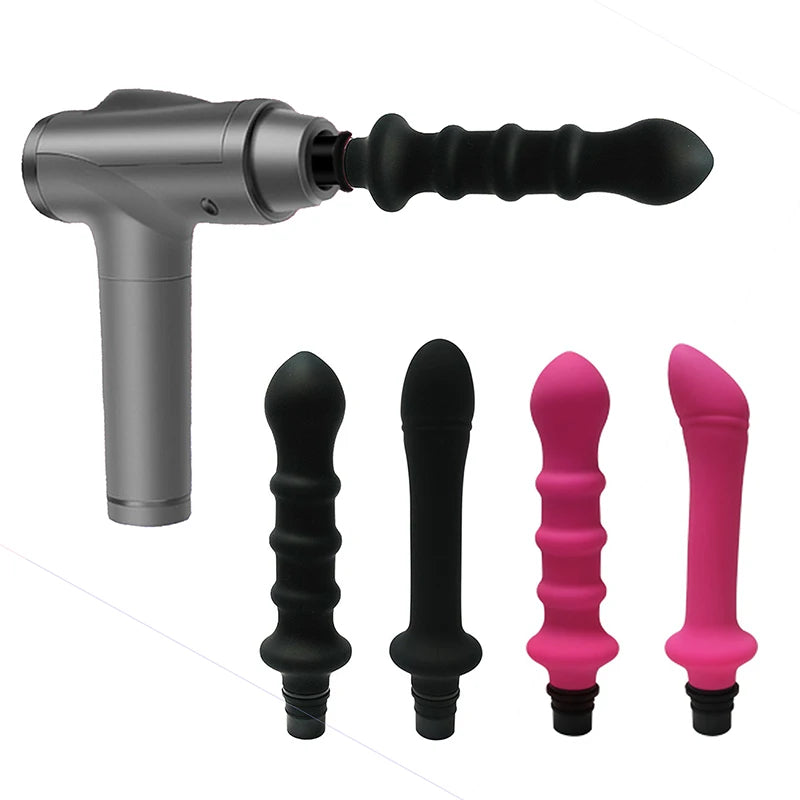 Massage Gun Head vibration Massage Gun Heads vibration silicone head VIBRAT Fascia gun percussion Vibrators for Female Man