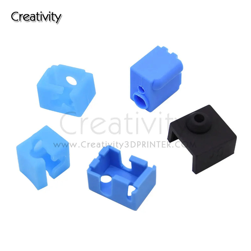 Hot End Silicone Sock for E3d V6 V5 Volcano PT100 J-head Hotend Extruder MK8 Ender 3 S1 Heated Block Warm Keeping Cover