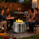 The Ember Vault | 19-Inch Smokeless Stainless Steel Fire Pit