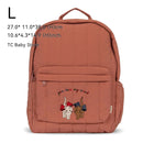 KS Baby Backpack 2024 New Kids Schoolbag Kindergarten Bags Brand Traveling Mom Cherry Lemon Children's Boys Girls Storage