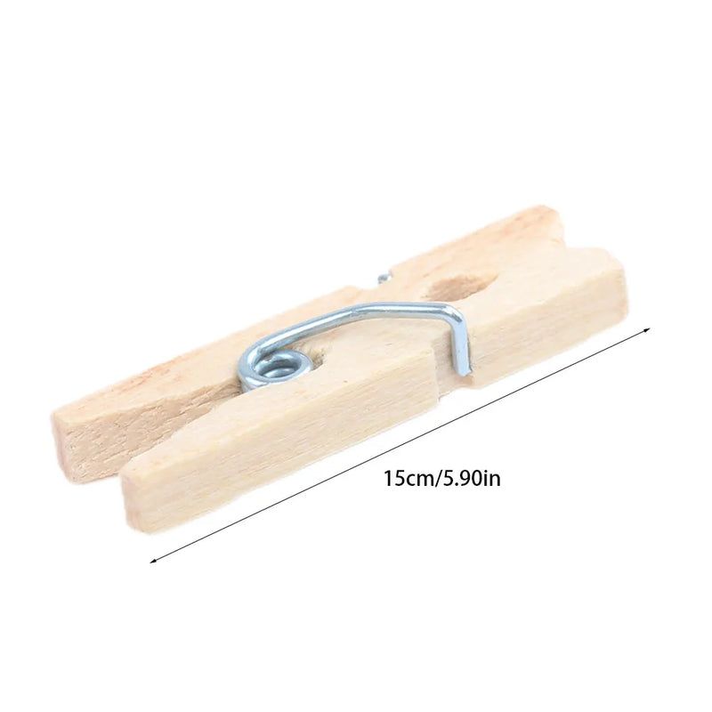 50/100/200PCS 2.5CM Clip Wood Photo Album Clamp DIY Picture Mini Clothespin Home Laundry Clothes Pin Wall Hanging Peg