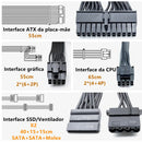 Wovibo Fonte PC Power Supply PSU Rated 600W 80 Plus APFC 120mm Fan Gaming 220V 110V ATX Computer Fuente De Alimentacion Source