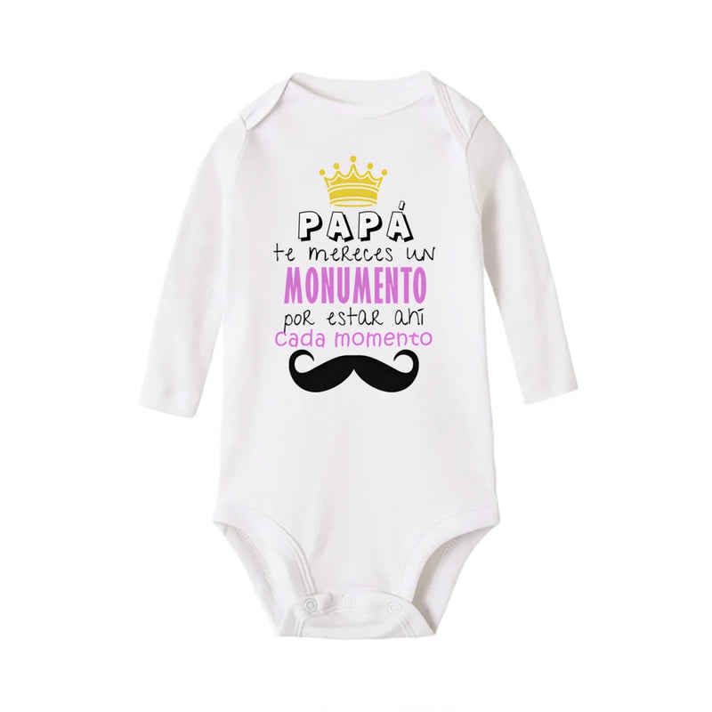 You Did A Great Job Dad Print Baby Romper Father's Day Toddler Bodysuits Girl Boy Clothing Fathers Day Baby Gift Clothes