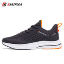 Baasploa 2022 Neue Herren Strick-Freizeitschuhe Atmungsaktive Trendige Sneaker Original Leichte Stoßdämpfende Herren Tennisschuhe