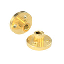 CNC 3D Printer Trapezoidal Screw Rod T5 Lead Screw Thread 5mm Lead 1mm 2mm 4mm Length 100mm 150mm 200mm 250mm with Brass Nut