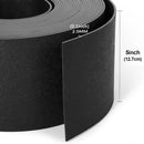Black Plastic Garden Landscape Edging, 5” Tall Border Coil, Flexible and Strengthened with Anti-UV Treatment