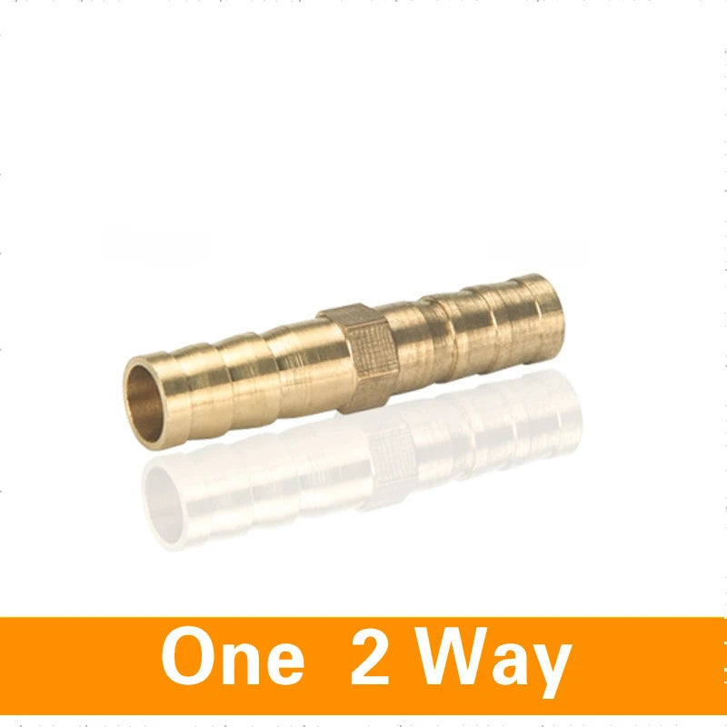 Brass Barb Pipe Fitting 2 3 4 way connector For 4mm 5mm 6mm 8mm 10mm 12mm 16mm 19mm hose copper Pagoda Water Tube Fittings