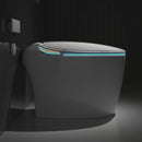 Unique Smart Toilet with Bidet Built In, Intelligent One Piece Toilet For Modern Bathroom, Auto Open/Close Seat, Foot Sensor