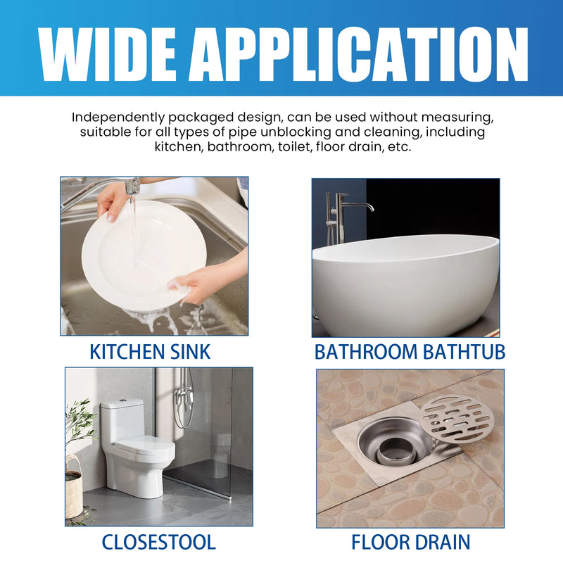 Dredging agent Effervescent tablets Bathroom kitchen sink drain cleaner Effervescent tablets drain dredge for bathroom, toilet